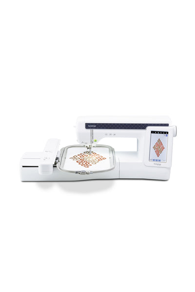 Brother Expedition Innov-is BX1E embroidery machine viewed from the front