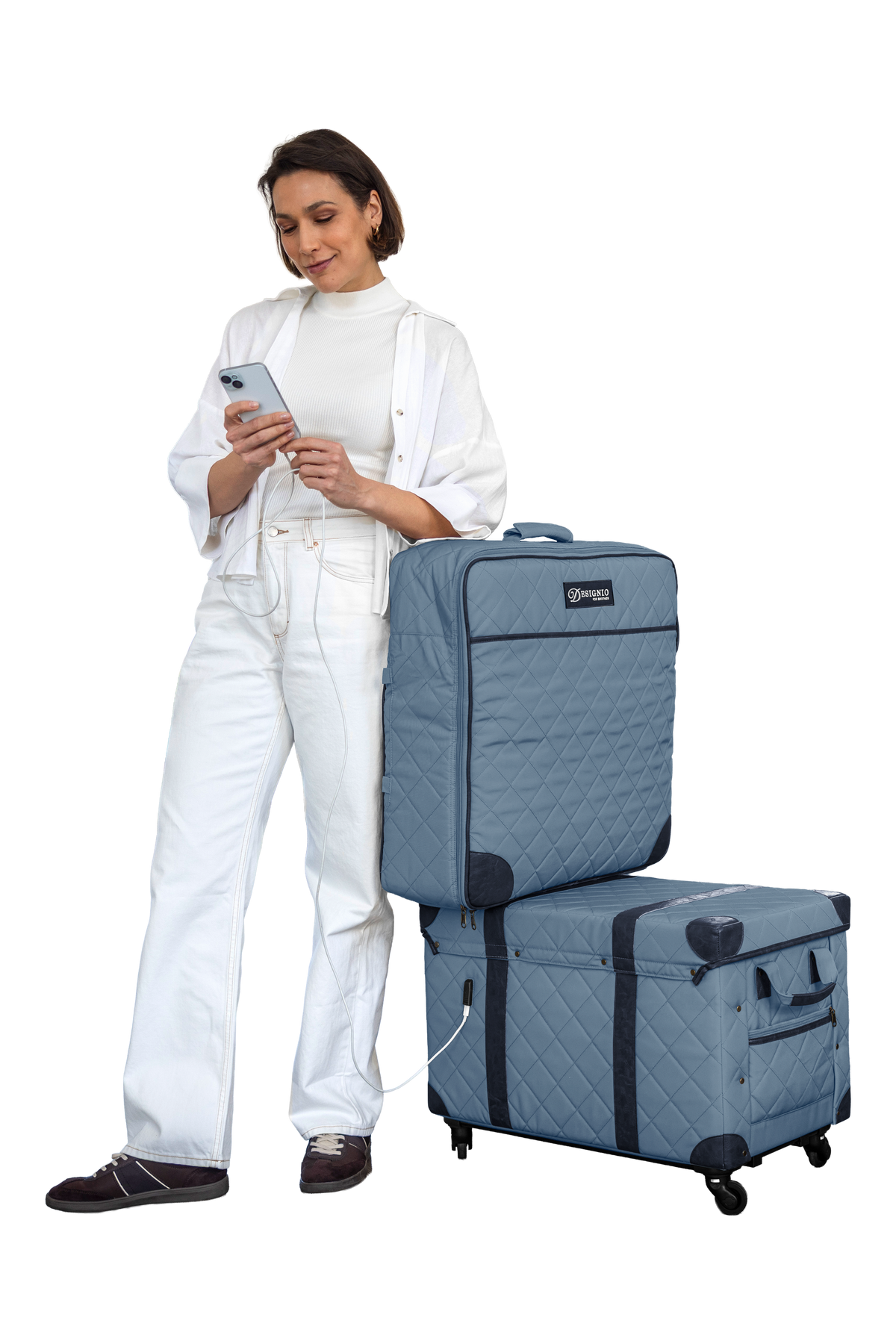 Ensemble trolley Brother Expedition avec trolley machine et sac pour unité de broderie