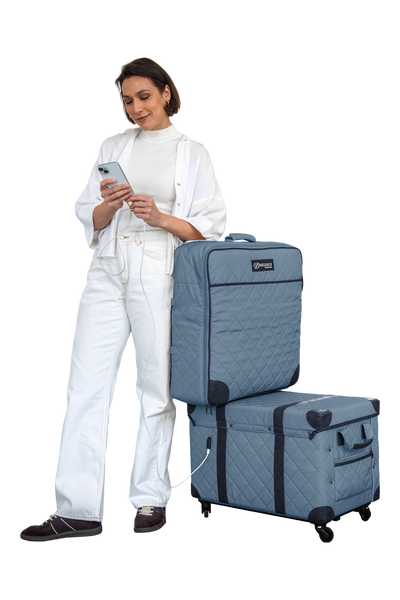 Ensemble trolley Brother Expedition avec trolley machine et sac pour unité de broderie