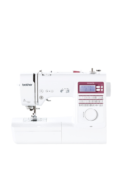Brother Innov-is A50 Nähmaschine in gerader Frontansicht ohne Bodenschatten