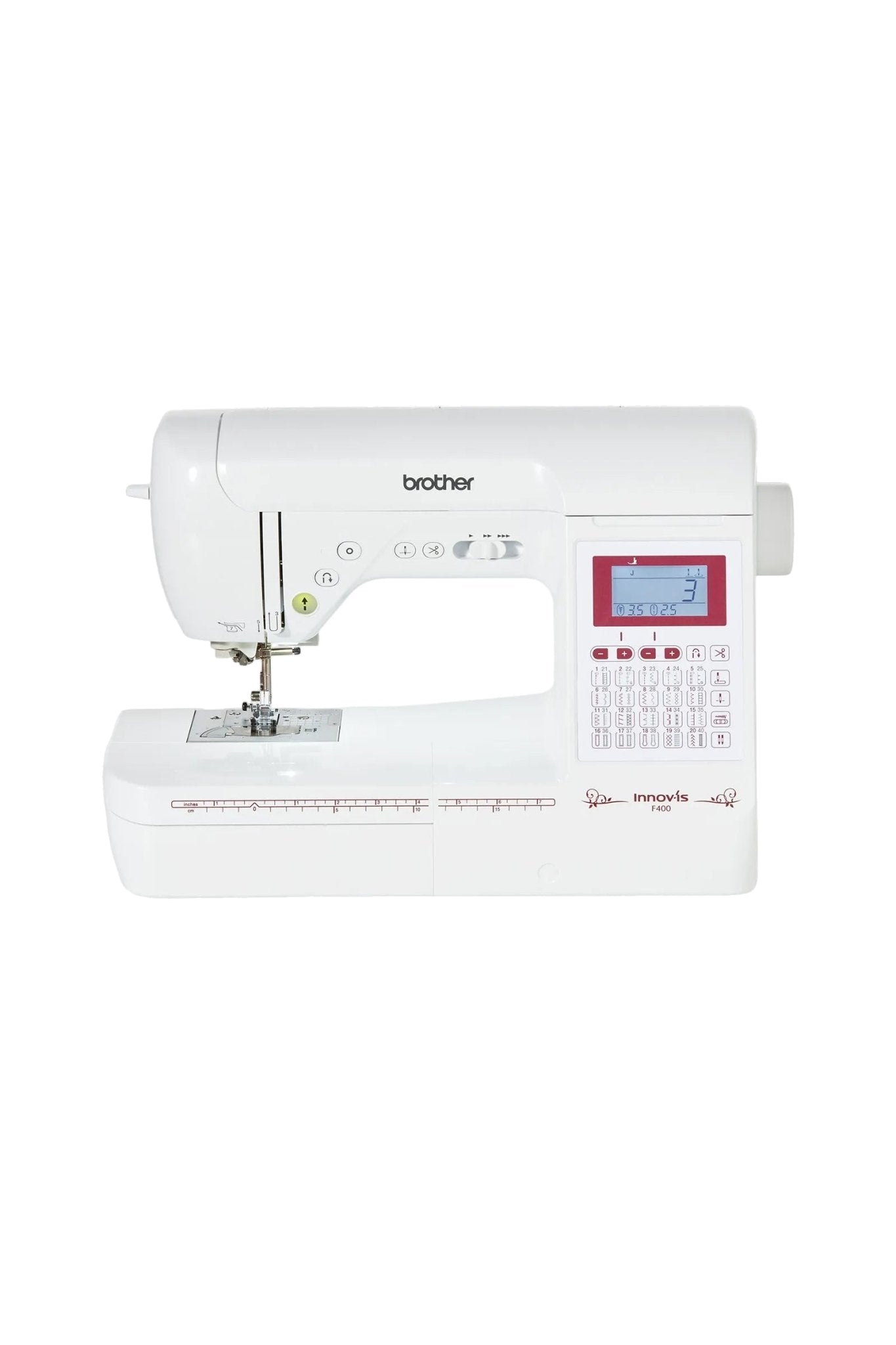 Brother Innov-is F400 Nähmaschine sewing machine in product view