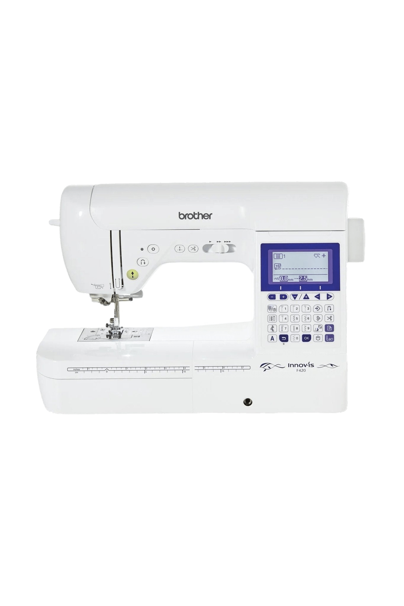 Brother Innov-is F420 Nähmaschine, machine à coudre en vue produit