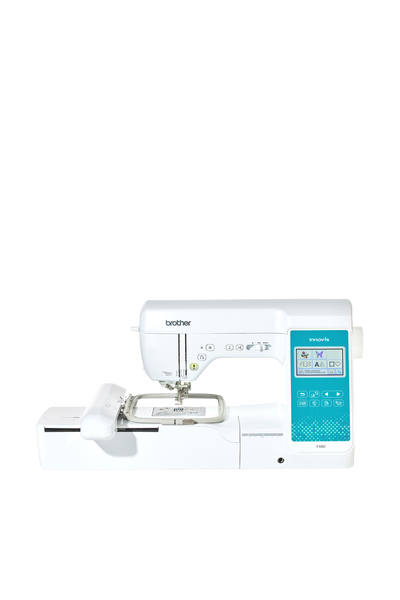 Brother Innov-is F580 Näh- & Stickmaschine in gerader Frontansicht ohne Bodenschatten