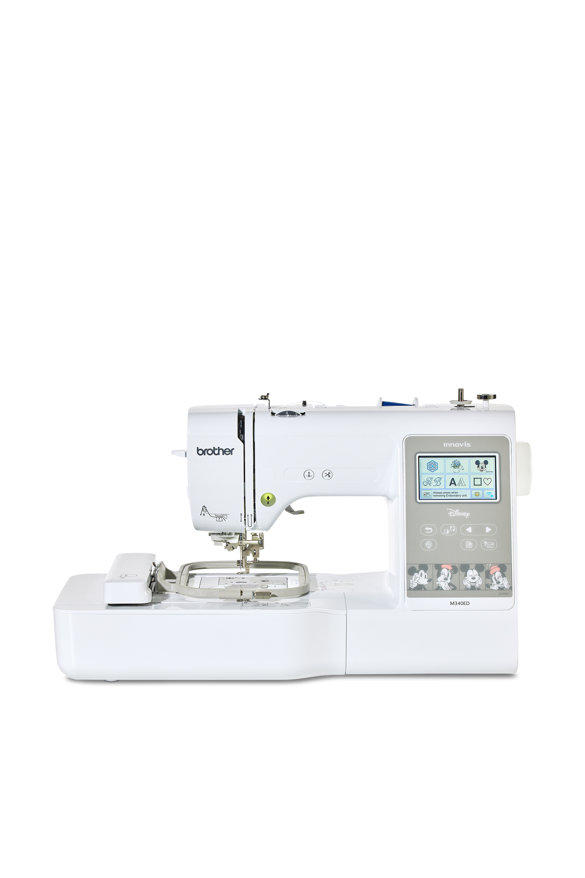 Brother Innov-is M340E Disney Stickmaschine von vorne