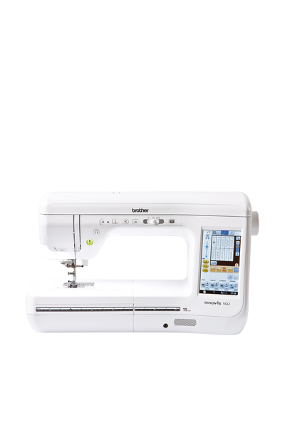Brother Innov-is VQ2 Nähmaschine in gerader Frontansicht ohne Bodenschatten