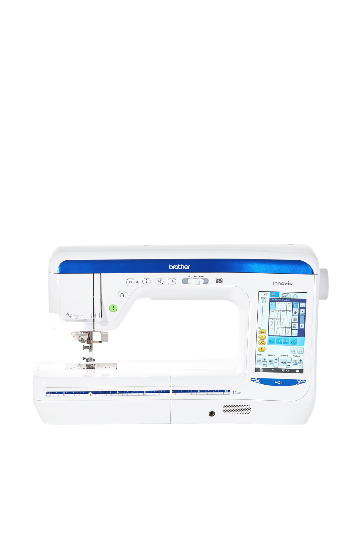 Brother Innov-is VQ4 naai- en quiltmachine, gezien van voren