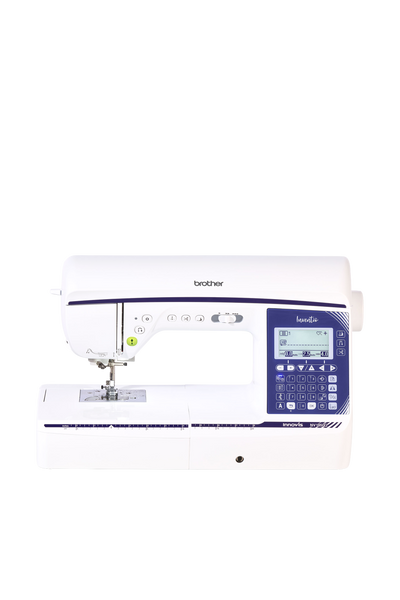 Brother Inventio NV1850Q Nähmaschine in gerader Frontansicht ohne Bodenschatten