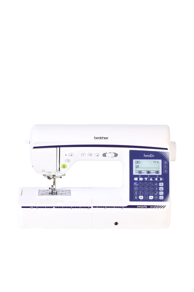 Brother Inventio NV1850Q Nähmaschine in gerader Frontansicht ohne Bodenschatten