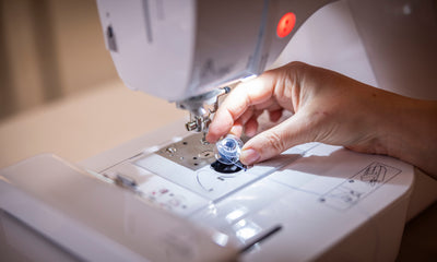 Inserting the bobbin into the Brother Innov-is M340E