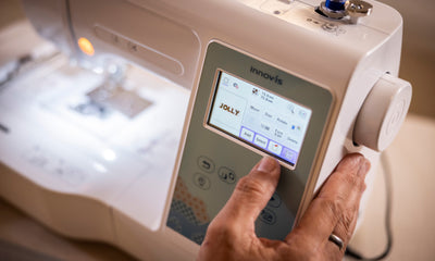 Designing lettering on the Brother Innov-is M340E colour display