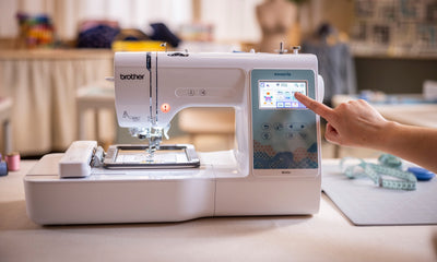 Editing embroidery designs on the Brother Innov-is M340E colour display