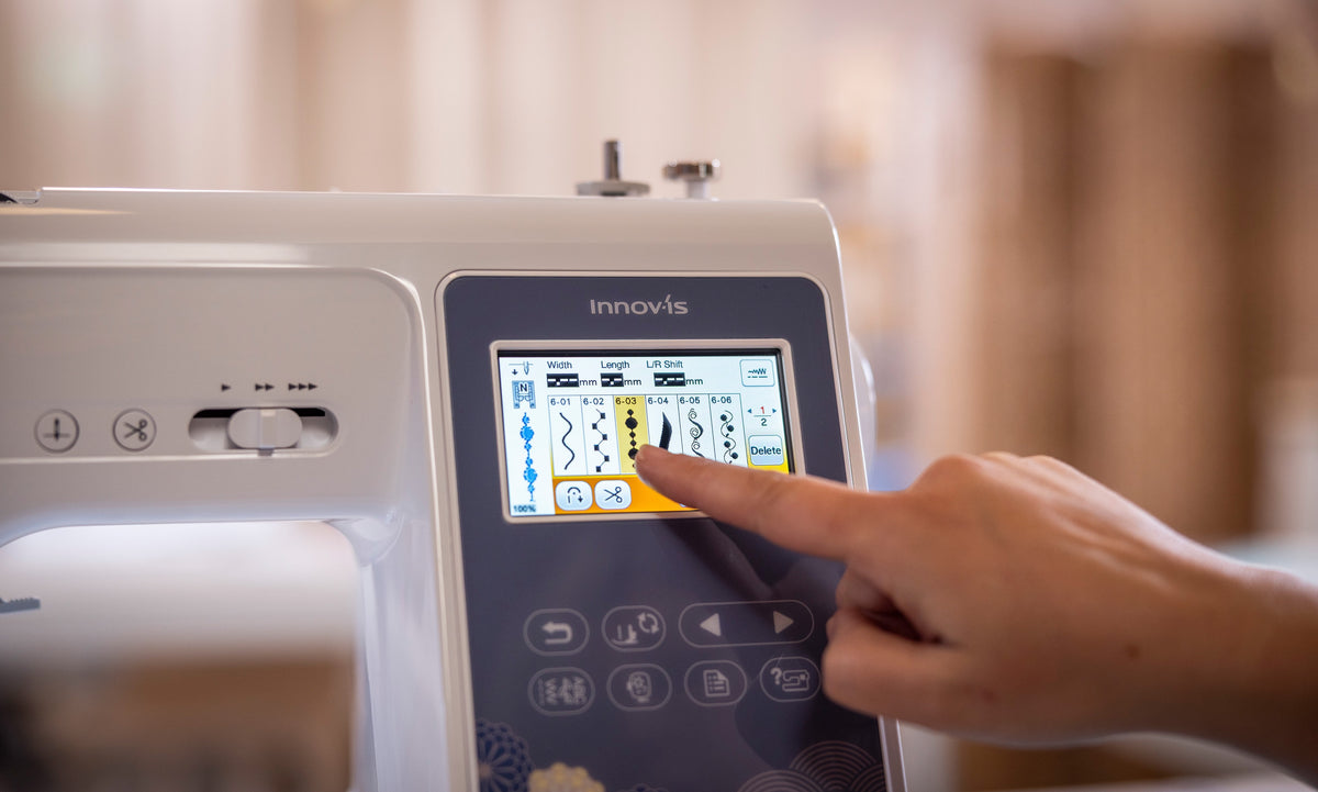 Decorative sewing stitches with the Brother Innov-is M380
