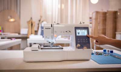 Editing embroidery designs on the Brother Innov-is M380 colour display