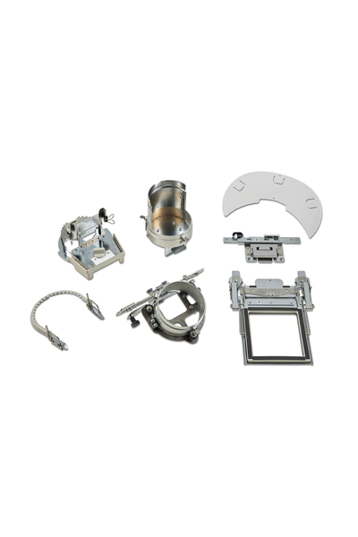 Brother PR Sport-Kit PRSPRTKIT1 mit Kappenrahmen-Set PRCF5, zusätzlichem Rahmen PRCFH5 und Klemmrahmen-Set PRCLP100B.