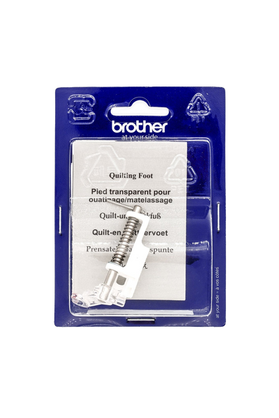 Brother Quilt- und Stickfuß in vollständiger Produktansicht, in Adobe Photoshop freigestellt ohne Schatten