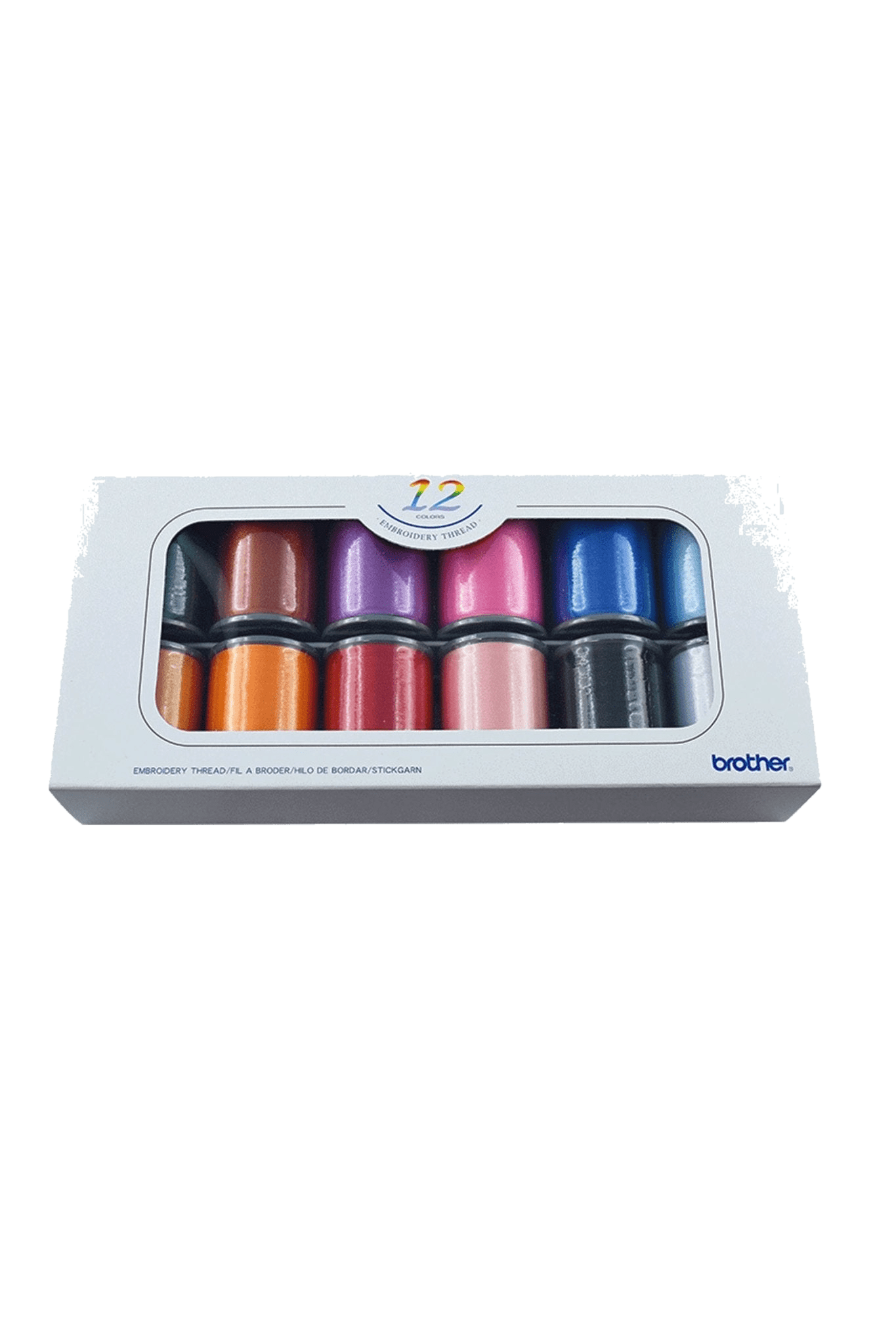 Brother Stickgarn-Set 12 Farben in Produktansicht