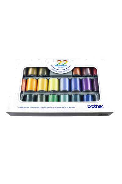 Brother Stickgarn-Set 22 Farben in product view