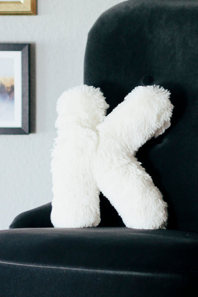 Schnittmuster Buchstaben Kissen