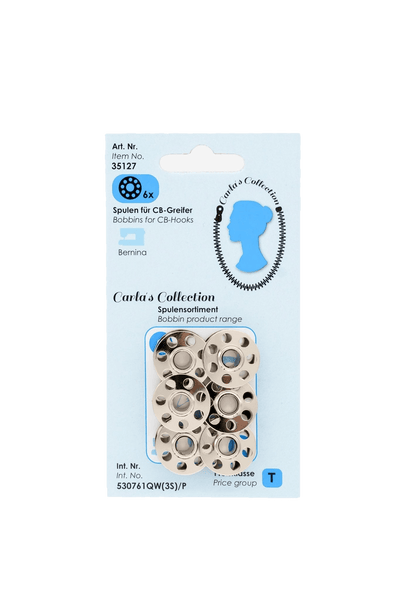 Carlas Collection Spulen für CB-Greifer von Bernina in Produktansicht
