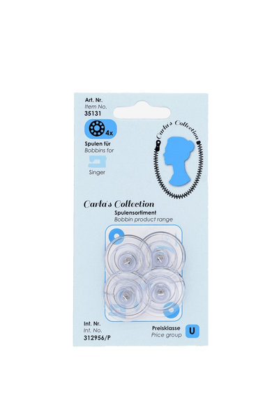 Carlas Collection Spulen für Singer mit Metallstift in product view