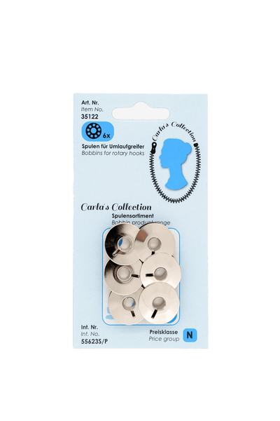 Carlas Collection Spulen für Umlaufgreifer aus Metall, vue du produit