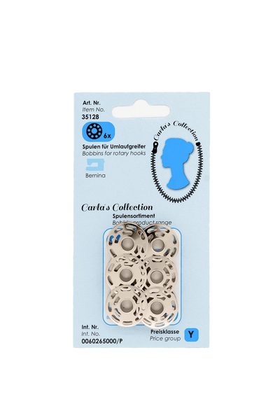 Carlas Collection Spulen für Umlaufgreifer für Bernina aus Metall in Produktansicht