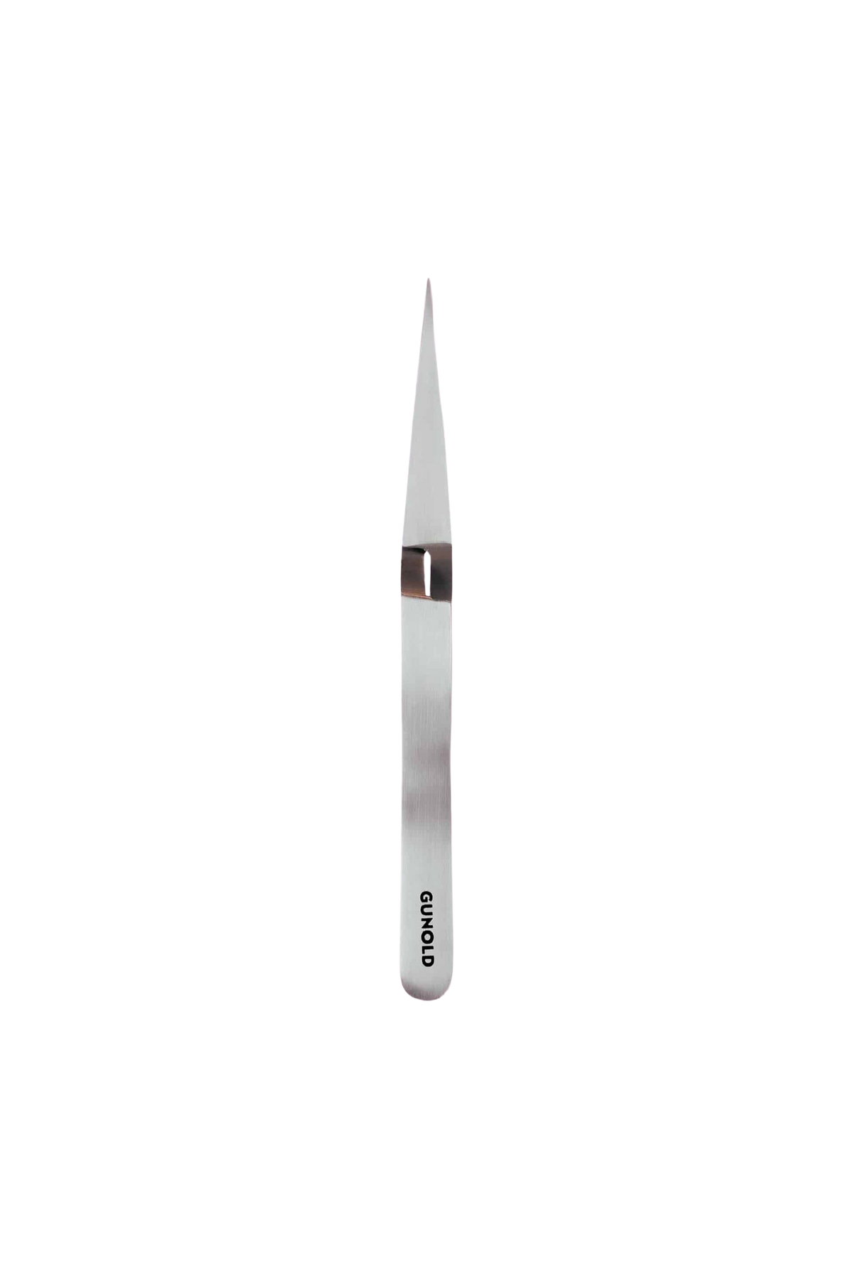 Silberne Gunold Kreuzpinzette mit feiner Spitze