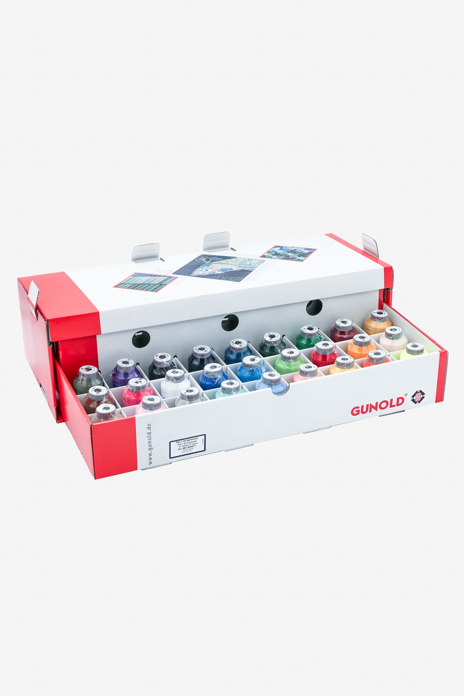 GUNOLD Poly 40, 1.000 m Miniking, Teilsortiment (27 Farben)