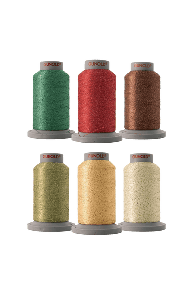 Gunold Stickgarn Set CHRISTMAS – 6x Poly Sparkle in product view