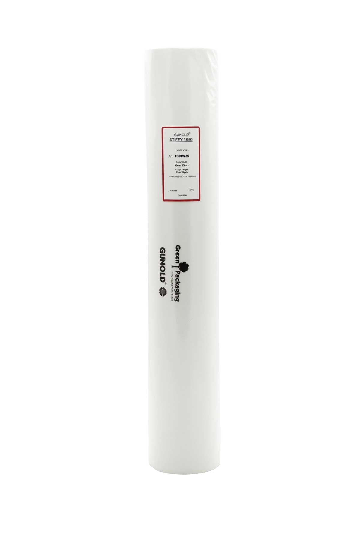 Gunold Stiffy 1650W25 Reißvlies große Rolle (weiß)