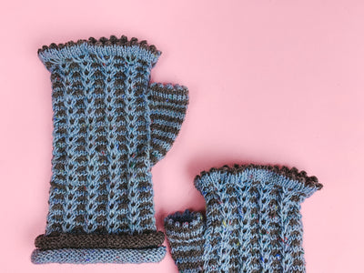 handstulpen stricken helga