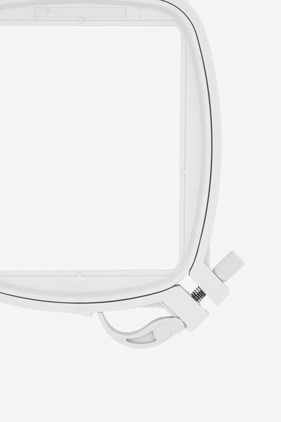 Husqvarna VIKING kleiner Stickrahmen 80 x 80 mm (Detail Verschluss)