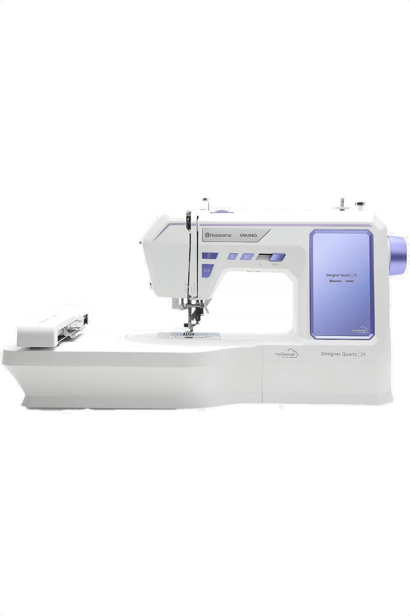 Husqvarna VIKING Designer Quartz 29 Näh- & Stickmaschine mit Videokurs in Produktansicht