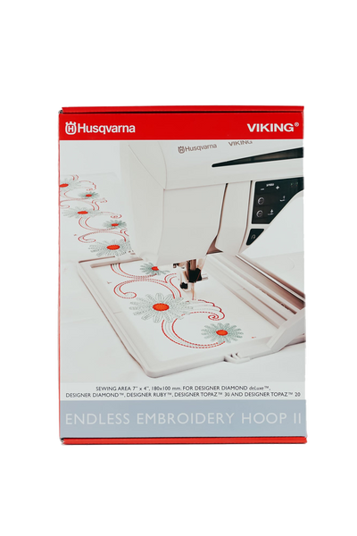 Husqvarna VIKING Endless Embroidery Hoop II – Stickrahmen 180 x 100 mm, vue du produit
