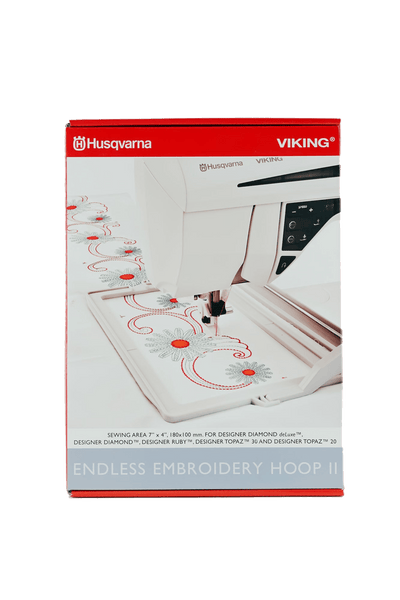 Husqvarna VIKING Endless Embroidery Hoop II – Stickrahmen 180 x 100 mm in Produktansicht