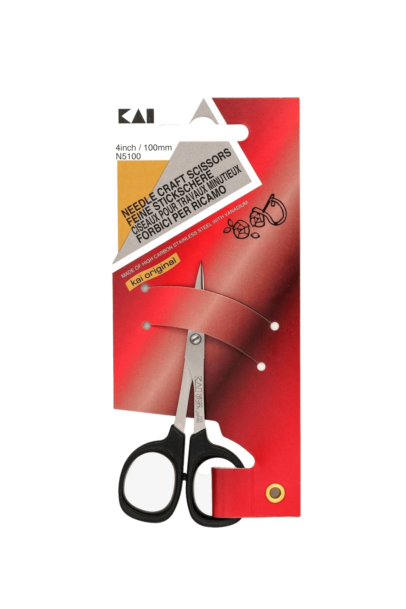 KAI Feine Stickschere N5100 (100mm) in product view