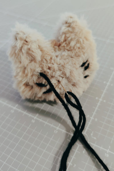 Schnittmuster Katze Schlüsselanhänger nähen