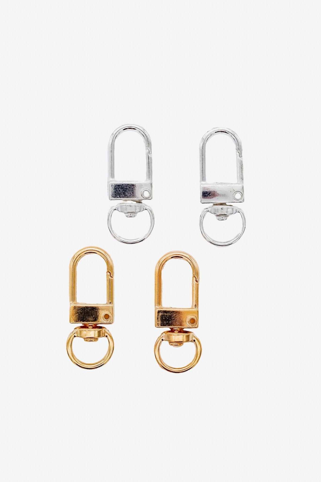 Karabiner (gold/silber) - 2 Stück - Make ma!