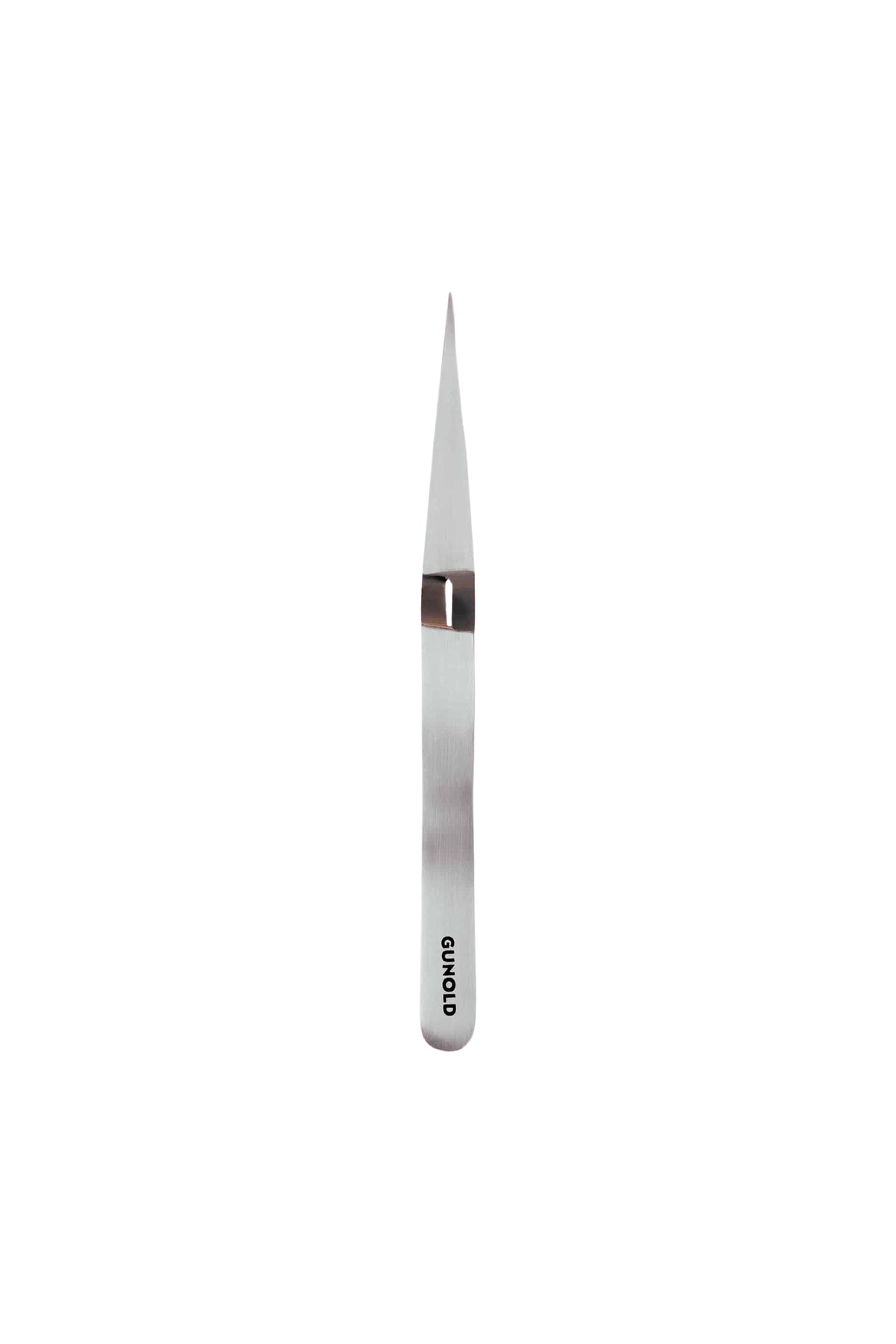 Silberne Gunold Kreuzpinzette mit feiner Spitze
