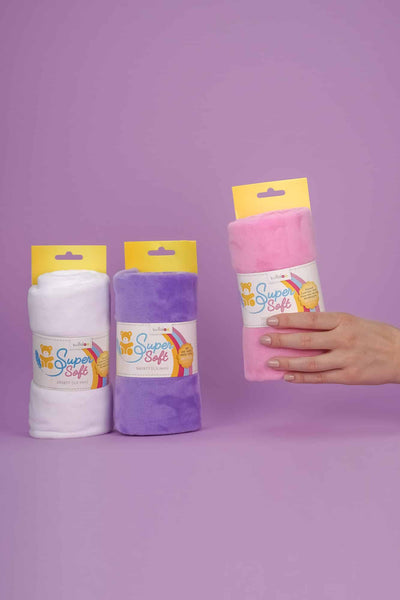 rosa Plüschstoff für Kinder