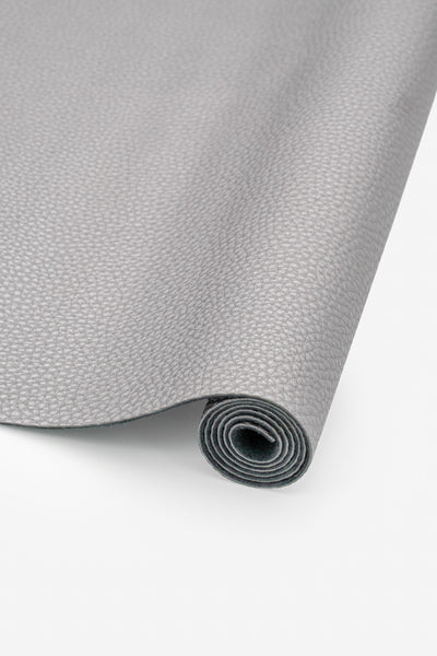 Kunstleder Rolle Silber / grau