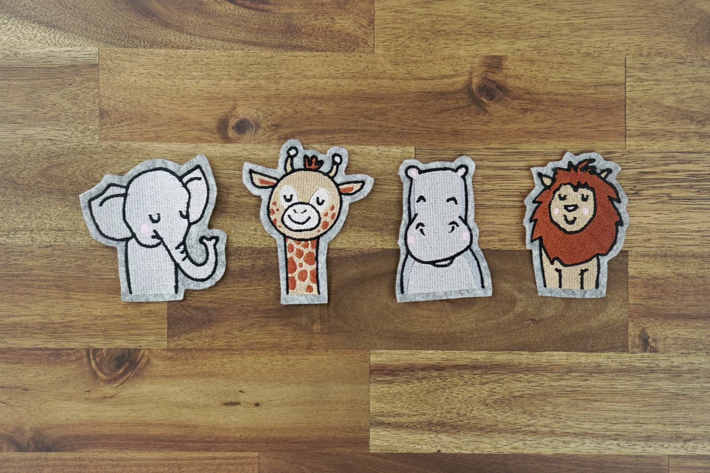 Stickdateien Set "Safari Friends" Tiere aus Afrika