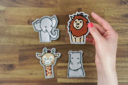 Stickdateien Set "Safari Friends" Tiere aus Afrika