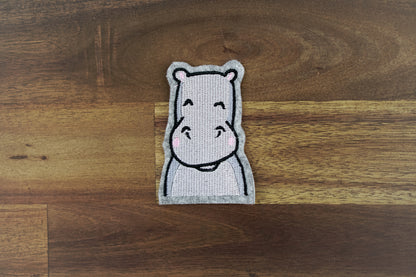 Hippo embroidery file
