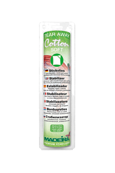 Madeira Cotton Soft Tear-Away Stabilizer 30 cm x 10 m in product view