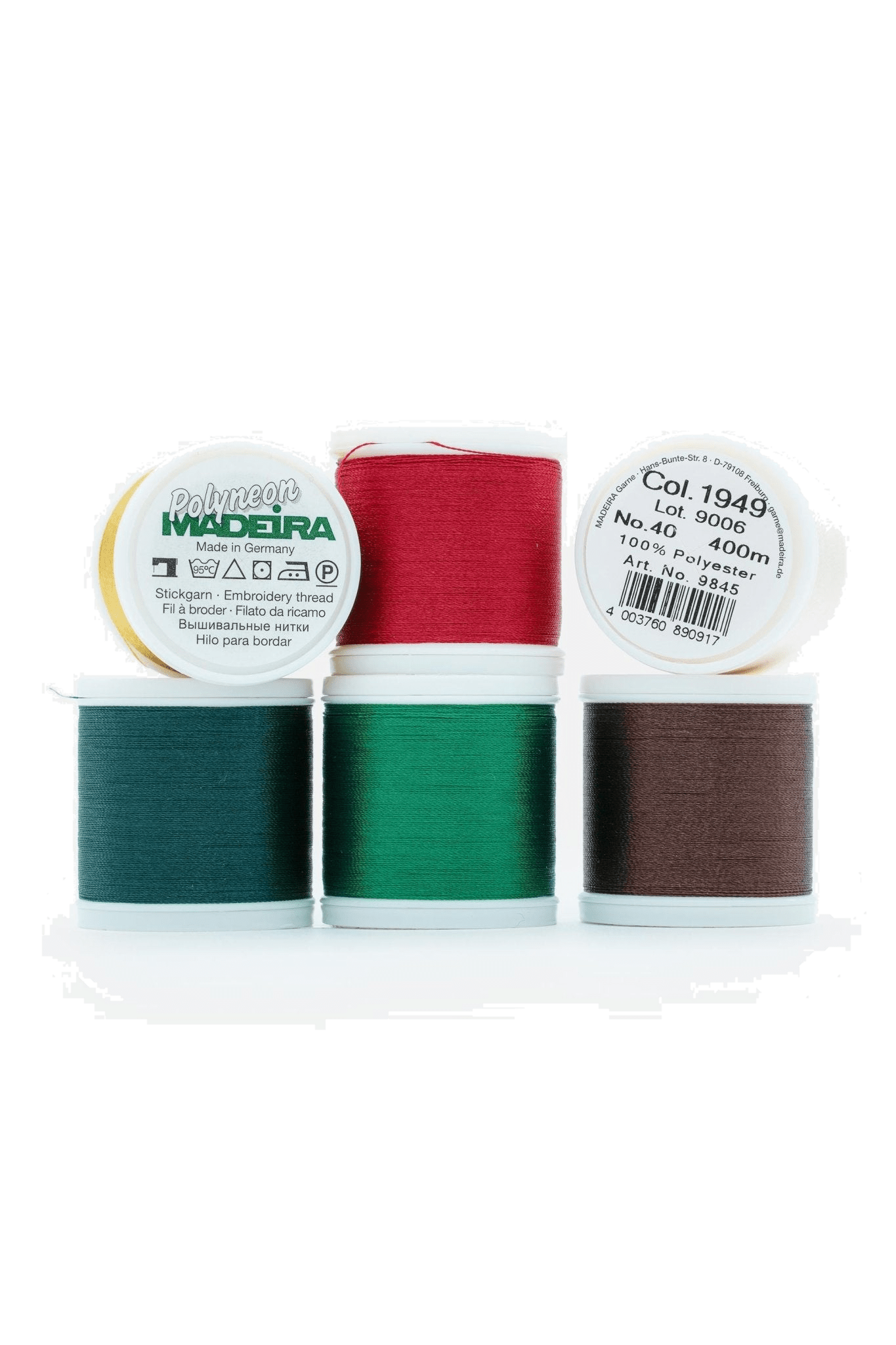 Madeira Polyneon Garnset - Christmas (6x400m) in Produktansicht