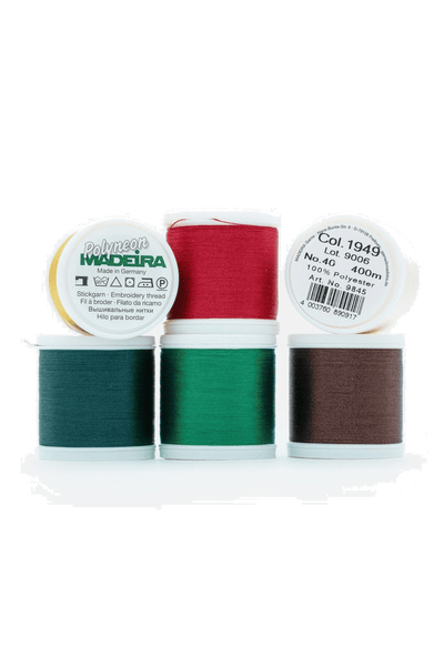 Madeira Polyneon Garnset - Christmas (6x400m) in Produktansicht