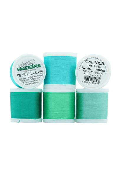 Madeira Polyneon Garnset - Soft Forest (6x400m) in Produktansicht