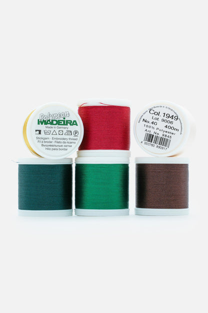 Madeira Stickgarn Set Weihnachten / Christmas