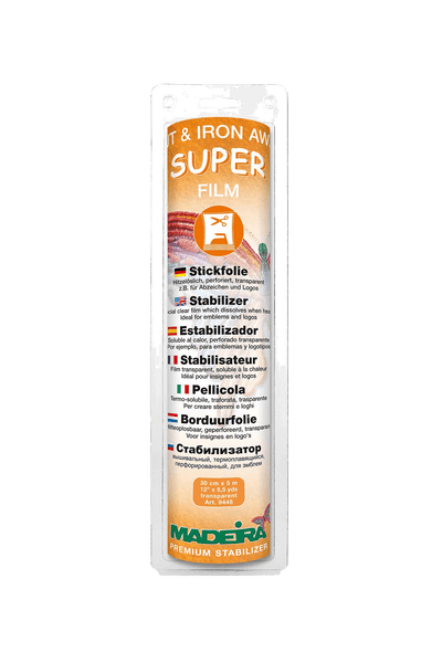 Madeira Super Film Cut & Iron Away in product view